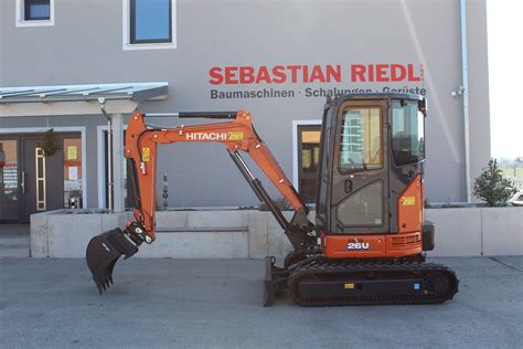 Minibagger Hitachi ZX 26U 6 Powertilt Bauma Riedl