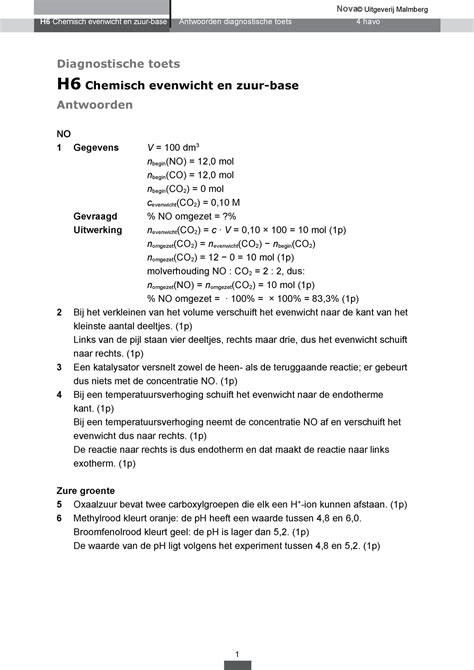 Nova Sk 4h H06 Diagnostische Toets Antw 3 0 Diagnostische Toets H6