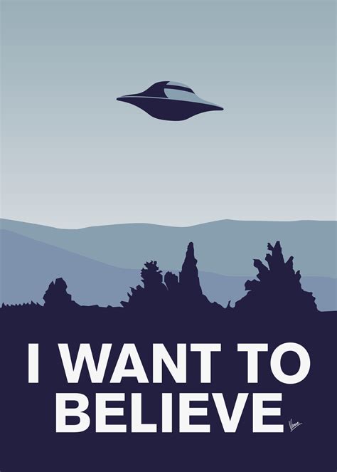 Illustration Artistiques I Want To Believe X Files Europosters