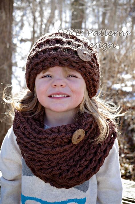 Spre Patterns Design The Chunky Monkey Beanie And Cowl Set