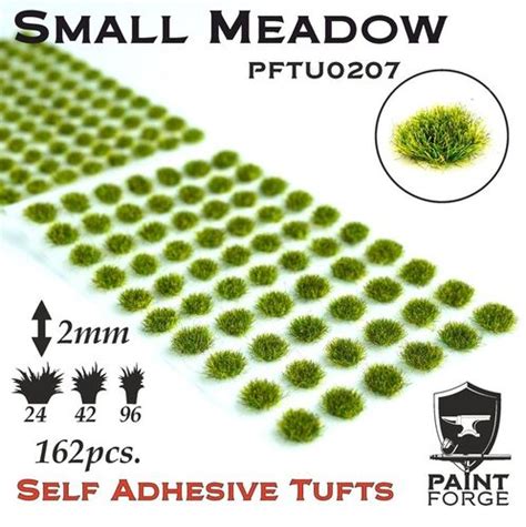 Small Meadow Grass Tufts 2mm Paint Forge Pftu0207