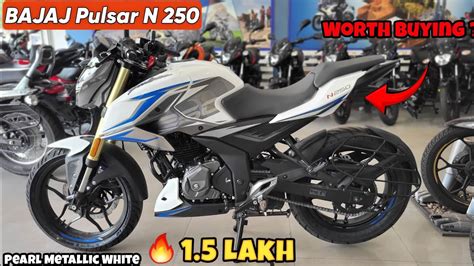 New Bajaj Pulsar N Full Review Usd Suspension Pearl Metallic