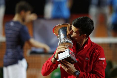 Novak Djokovic Wins Italian Open Putting U S Open Default Behind Him