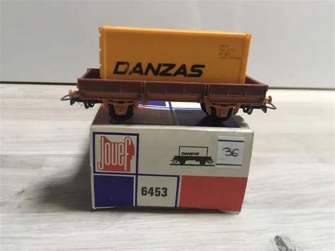 Wagon Plat Marchandises Danzas Jouef Chelle Ho Mod Lisme