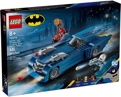 Lego Dc Comics Pas Cher Batman Avec La Batmobile Contre Harley