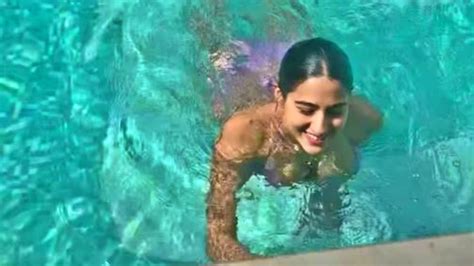 Sara Ali Khan Looks Stunning In Lilac Bikini As She Beats The Summer