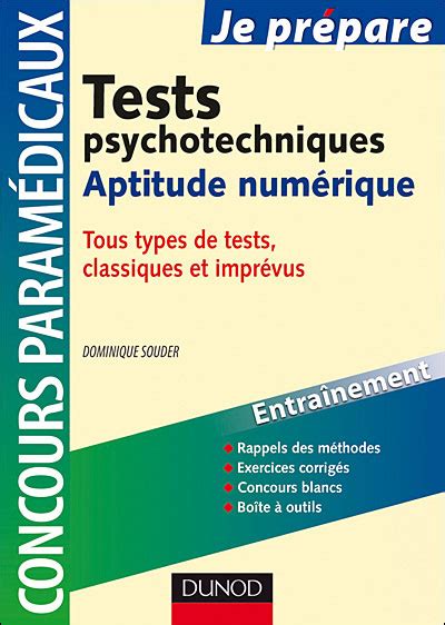 Entraînement aux tests d aptitude numérique 3e édition broché