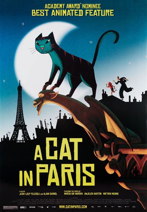 A Cat in Paris Original 2010 U.S. One Sheet Movie Poster - Posteritati ...