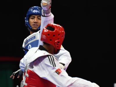 Taekwondo Kyorugi Putra Penyisihan Indonesia Vs Timor Leste Antara Foto