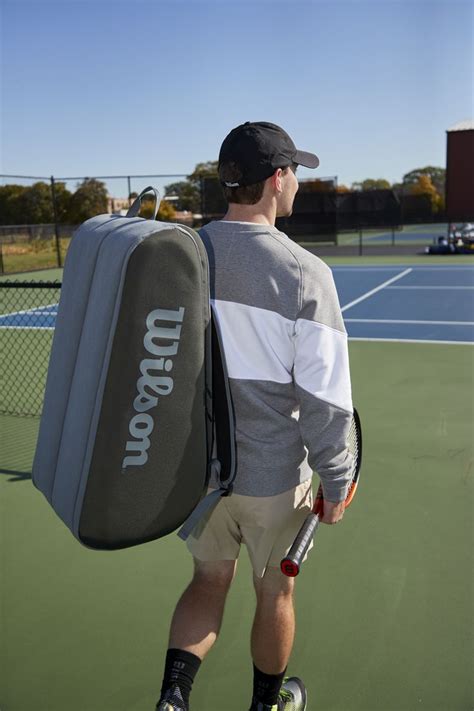 Wilson 6 pack tennis racket bag in 2024 | Tennis bag, Tennis racket bag ...