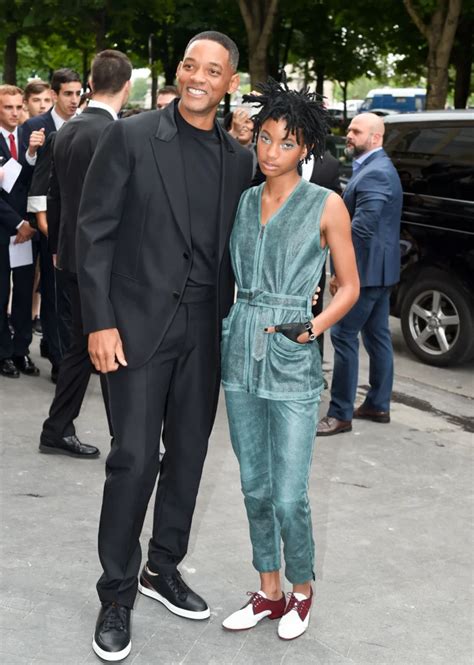 Photos Fashion Week Parisienne Will Smith Willow Smith Jessica