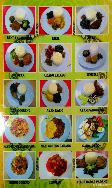 Selalu diperbarui! Menu Masakan Padang & Nusantara, Wonokromo, Surabaya