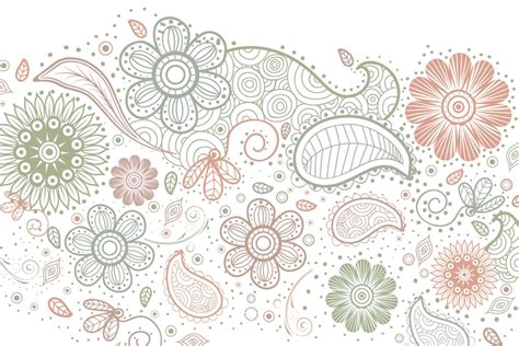 Vintage Pastels Floral wallpaper | Happywall