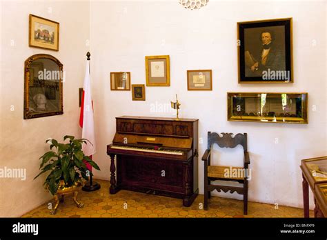 Piano Of Frederic Chopin Famous Composer In Museum Cell 2 Valldemossa