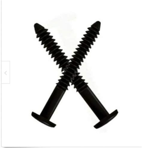 Buy Windowpro Black Pack Of 12 Vinyl Shutter Fastener Spikes Loks For