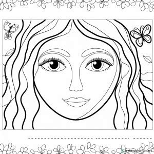 15 Coloriages De Visages De Femmes Coloriages Gratuits Pour Enfants