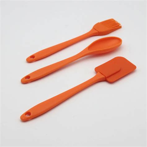 Pcs Set Silicone Spatula Spoon Brush Kitchen Cooking Utensil Pastry