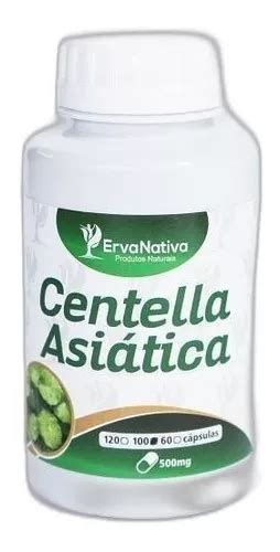 Centella Asiática 500mg Erva Nativa 100 Capsulas Parcelamento sem juros