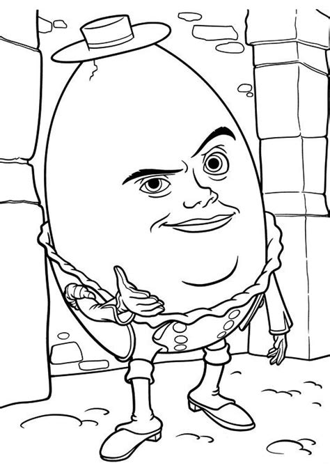 Humpty Dumpty Coloring Page Free Printable Coloring Pages