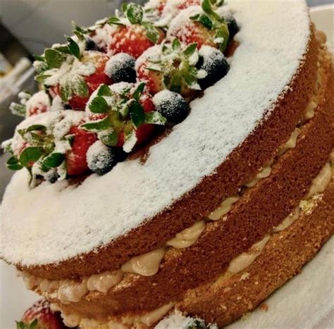 Naked Cake De Frutas Vermelhas Doces Receitas