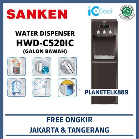 Jual Sanken Hwd C Ic Water Dispenser Sanken Bottom Loading Di Seller