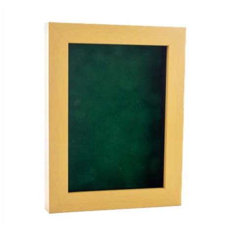 Natural Wood Shadow Box Frame Forest Green Suede 30 Sizes Acrylic Front 16x24 16x24 Kroger