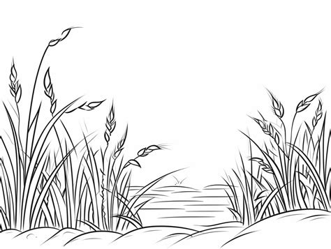 Fun Grass Coloring Page Coloring Page