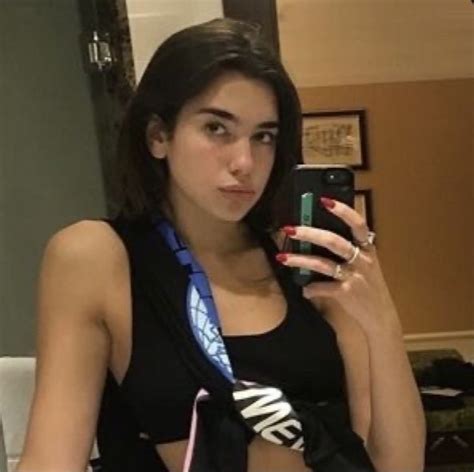 Dua Lipa Mirror Selfie Lipa Celebrities Dua