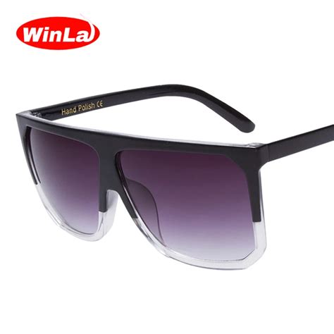 Buy Winla New Women Sunglass Flat Top Oversize Square Shape Sunglasses Women