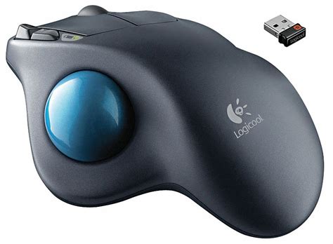 LOGITECH Wireless Trackball Mouse, Optical, Black, USB - 6PKP1|LOG 910001799 - Grainger