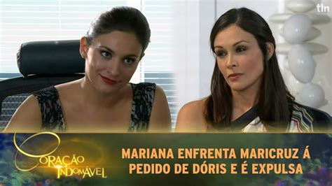 Cora O Indom Vel Mariana Enfrenta Maricruz Pedido De D Ris E