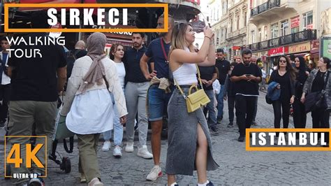 Stanbul Turkey Eminonu Bazaar Sirkeci Walking Tour Youtube