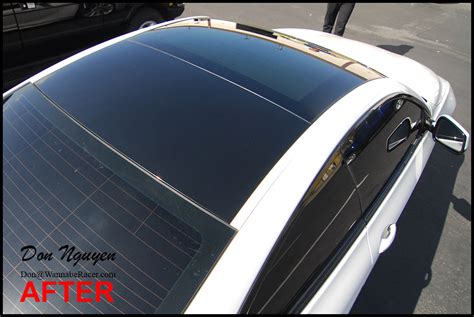 Bmw F12 650i Coupe Gloss Black Vinyl Roof Car Wrap — Wannaberacer Wraps