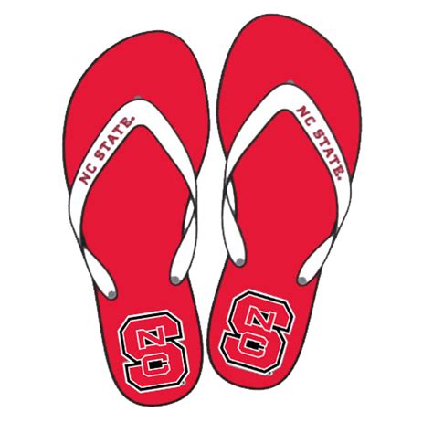 Nc State Wolfpack Flip Flop Vinyl Decal