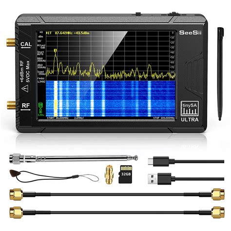 2023 Upgraded Tinysa Ultra Spectrum Analyzer Seesii 4 0 Inch 100khz To