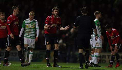 The Best Photos From Yeovil Town V Manchester United Somerset Live