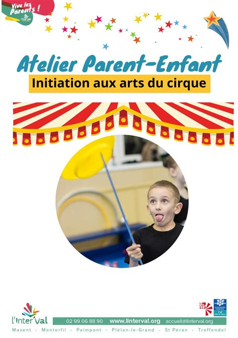 Atelier Parents Enfants Initiation Aux Arts Du Cirque L Interval