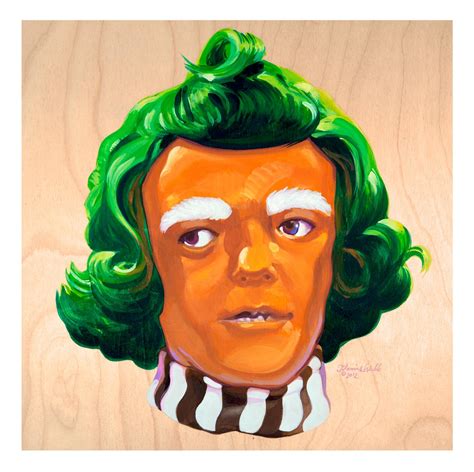Oompa Loompa Fine Art Print Not A Real Oompa Loompa Etsy