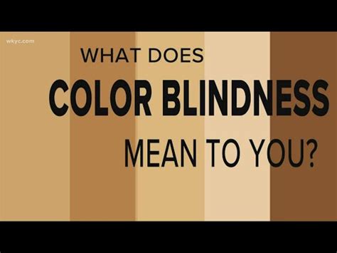 What Does Color Blindness Mean In Social And Cultural Society YouTube