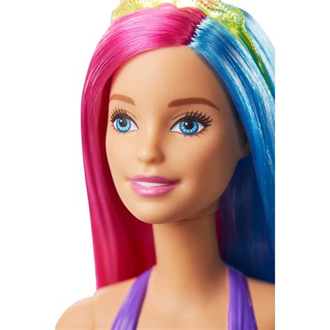 Кукла Барби Дримтопия Русалочка с малиново-голубыми волосами Barbie ...