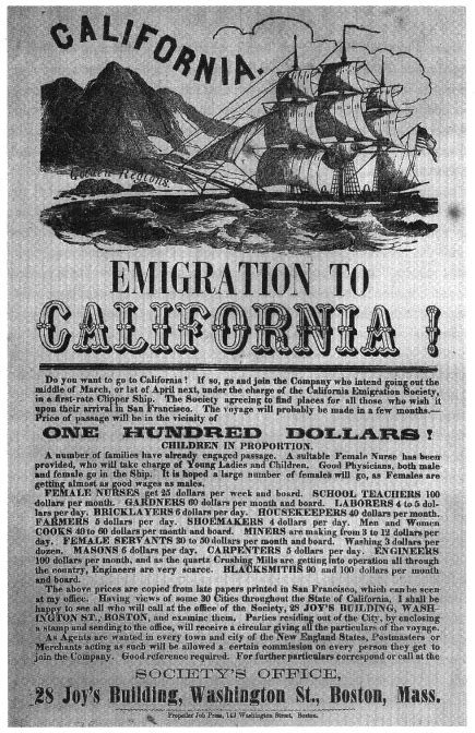 Gold Rush Poster 1849