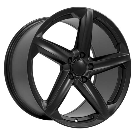 C Corvette Reproduction Replica Satin Black Spoke Rim