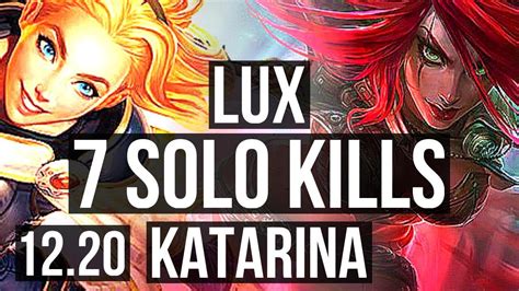 Lux Vs Katarina Mid 7 Solo Kills 500 Games 900k Mastery 12618