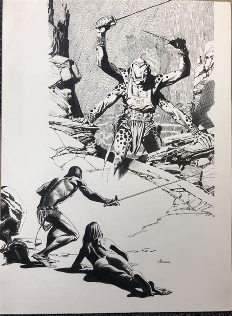 Al Williamson Edgar Rice Burroughs Portfolio Plate John Carter Of