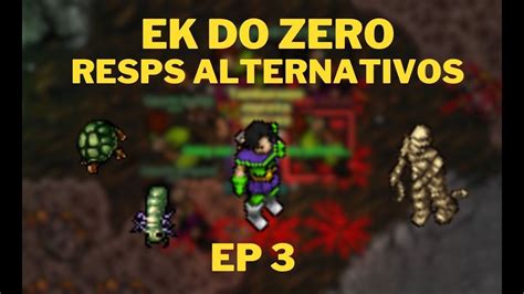 Tibia EK Do Zero Yubra EP 3 Segunda Semana Upando Em Resps