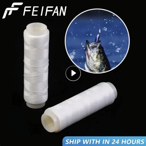 Fish Wire High Tensile Polyester Bait Elastic Thread Spool Sea Fishing