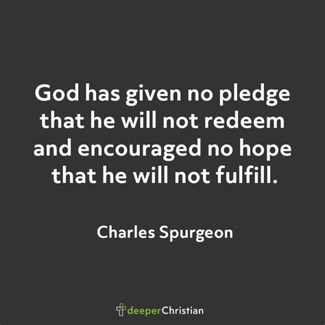 God Is Faithful Charles Spurgeon Deeper Christian Quotes