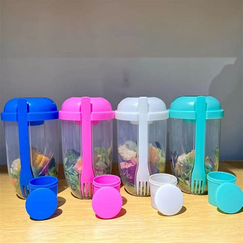 2024 Keep Fit Salad Meal Shaker Cup