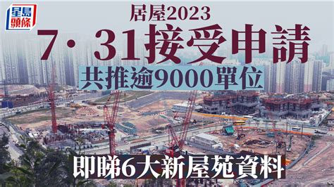 居屋2023︱新居屋731起申請 推6屋苑逾9000單位 最平149萬入場（附申請詳情）