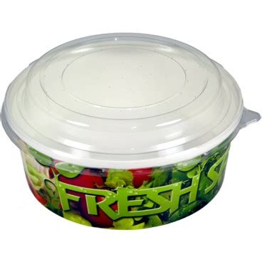 Bol Carton Fresh Salad Cu Capac Buc Set E Ambalaj